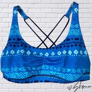 Last Call-aerie Geometric Sports Bra
